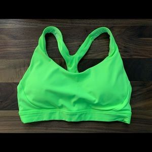 Athleta neon sports bra